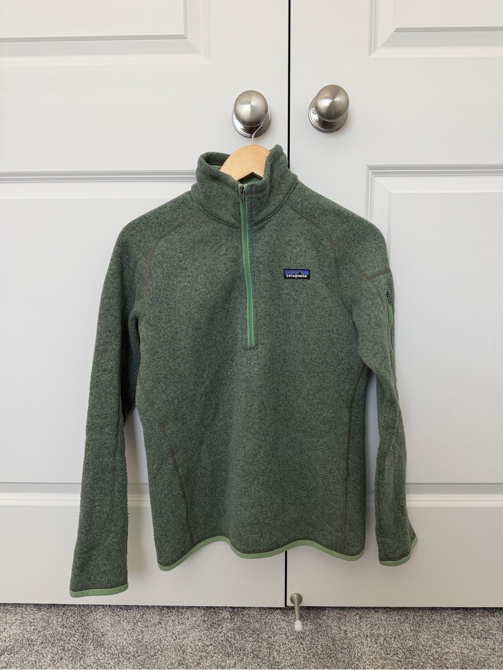 Patagonia Green Quarter-Zip Pullover
